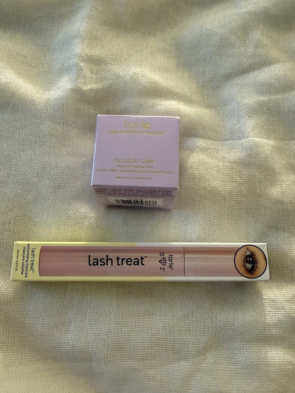 Tarte Lash Treat Volumizing Mascara + Double Take Eyeliner Double Trouble NEW